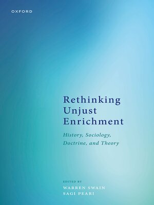 cover image of Rethinking Unjust Enrichment